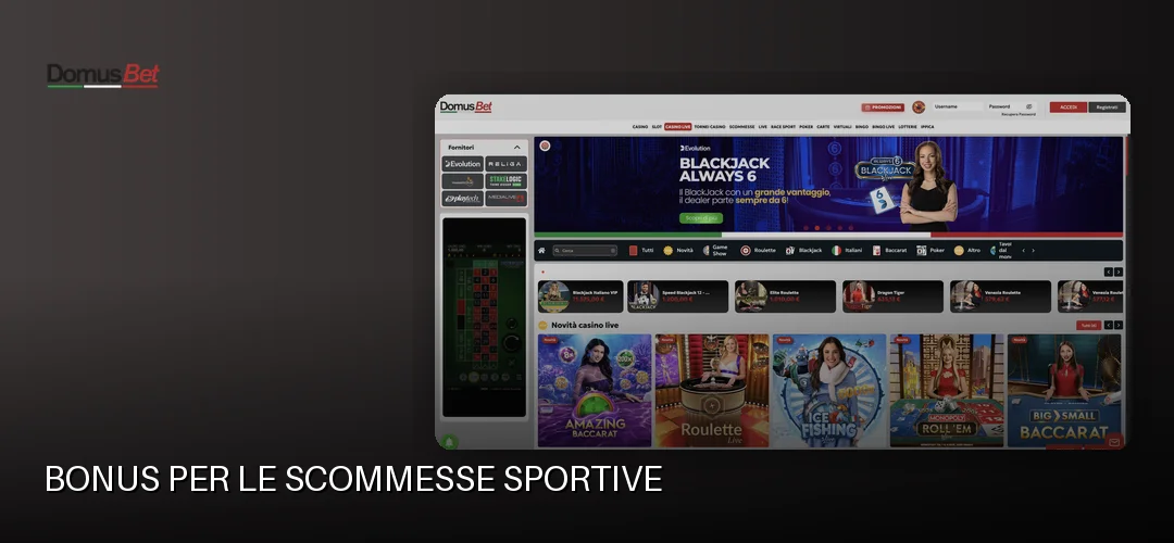 Domusbet promotional banner